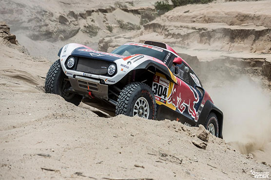 Loeb wins Dakar stage, Al-Attiyah close to overall victory