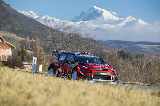Champion Ogier flies to Monte Carlo lead on right tyres