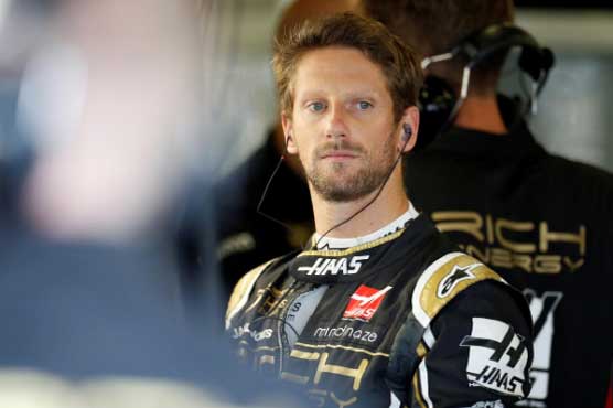 Grosjean makes light of pitlane spin