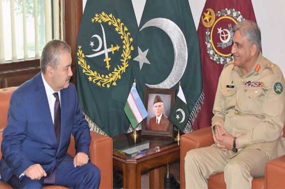 COAS, Uzbekistan's Abdusalom Azizov agree to enhance defense cooperation 