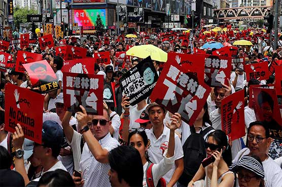 Thousands rally in Hong Kong over China extradition bill