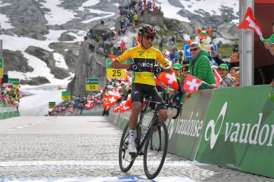 Bernal tightens hold on Tour de Suisse lead