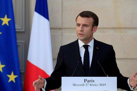 Ahead of EU elections, Macron unveils plan for 'European renaissance'