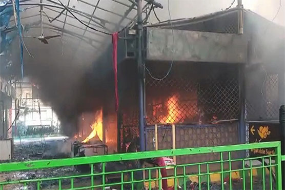 Fire gutted over 50 shops in Lodhran