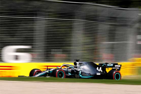 Hamilton tops Vettel in season's first practice
