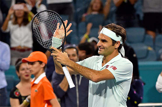 Roger Federer and Denis Shapovalov set up Miami Open semi-final Roger Federer and Denis Shapovalov set up Miami Open semi-final