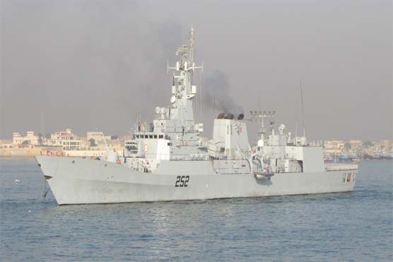 PNS Shamsheer visits Port Sultan Qaboos, Oman