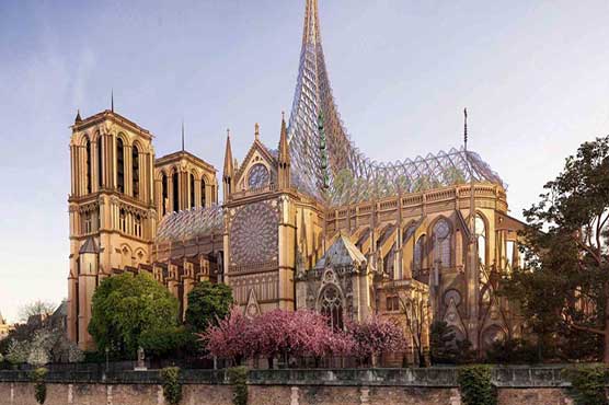 Architect plans to provide Paris energy through newly designed Notre Dame roof 