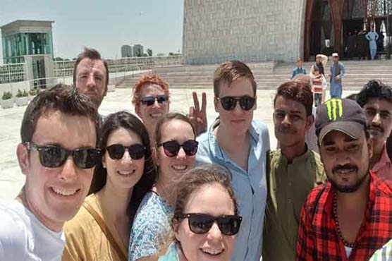 British Backpacker Society team reached Karachi