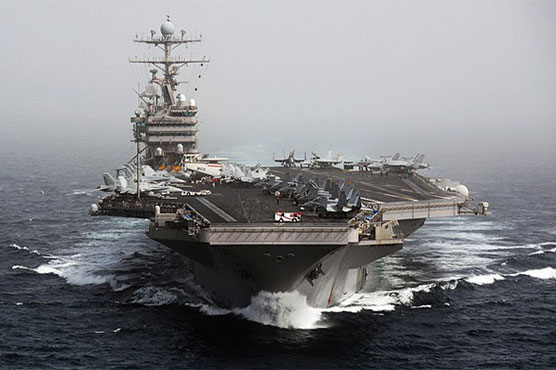 US aircraft carrier passes Suez Canal on Iran deployment - World ...