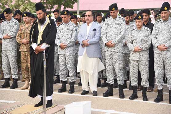 Gwadar attack: Funeral prayers offered for Navy official, security guards