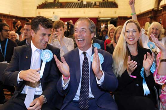 Britain's Brexit Party triumphs in EU vote