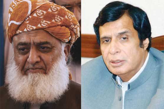 Pervaiz Ilahi contacts Fazlur Rehman, appeals to solve issue through dialogues 