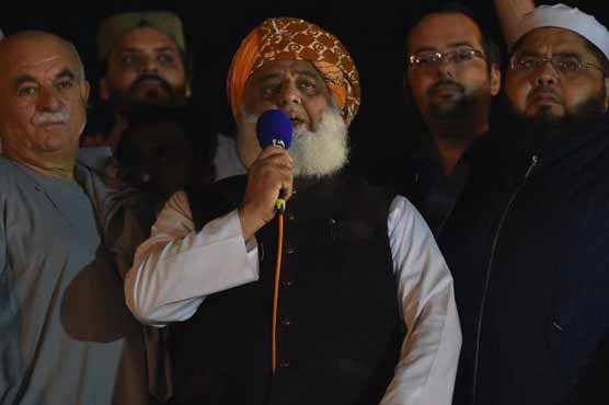 Fazlur Rehman announces to switch to Plan B of Azadi March 