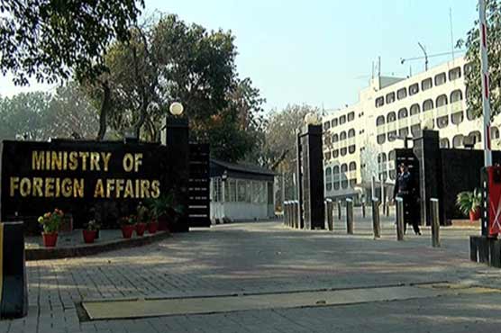 Pakistan elected as Chairperson of the Annual Meeting of CCW: FO