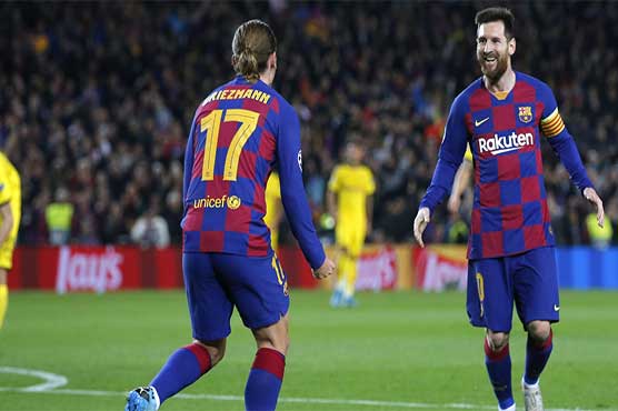 Messi toasts 700 games with a goal as Barca make last 16