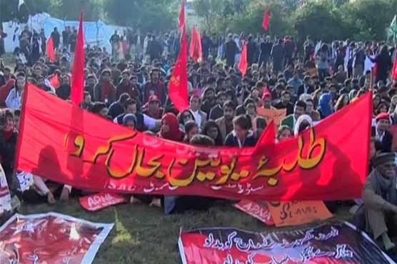 Protests held in various cities for revival of student unions