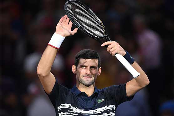 Djokovic sets up Paris Masters quarter-final with Tsitsipas