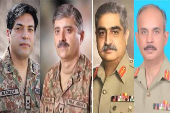 Pak Army S Four Major Generals Promoted To Rank Of Lieutenant General Ispr Pakistan Dunya News