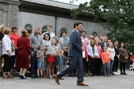 Trudeau opens bruising Canada election campaign