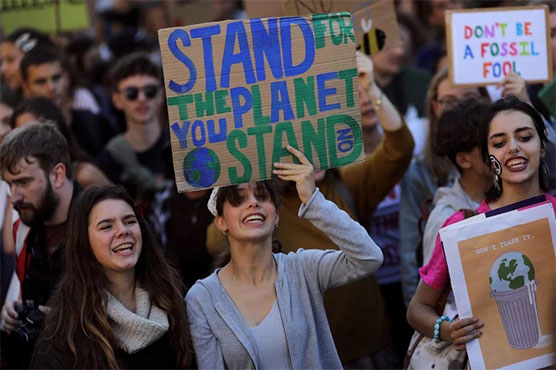 'Millions' protest in youth-led global climate strike