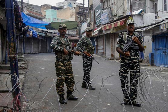 Indian troops using force to terrorize Kashmiris as curfew enters 49th day 