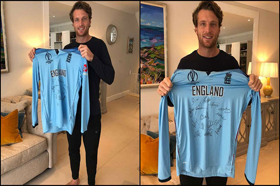 Buttler's World Cup final shirt raises $80,000 for hospital appeal