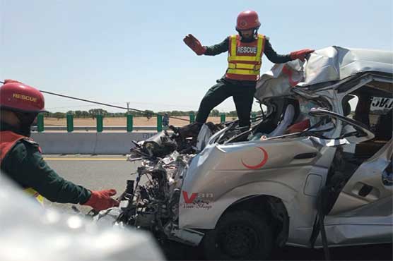 Khanewal: Four killed in ambulance-truck collision
