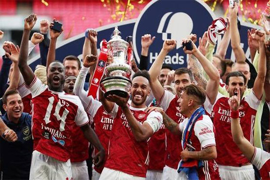 FA Cup: Aubameyang double helps Arsenal to 14th title