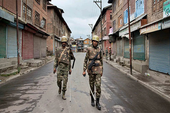 Indian Occupied Kashmir under curfew ahead of 'black day' anniversary