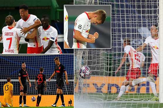 Leipzig beat Atletico to book historic meeting with PSG