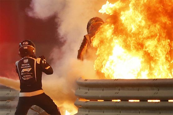 Grosjean "saw death coming" in fiery Bahrain GP crash