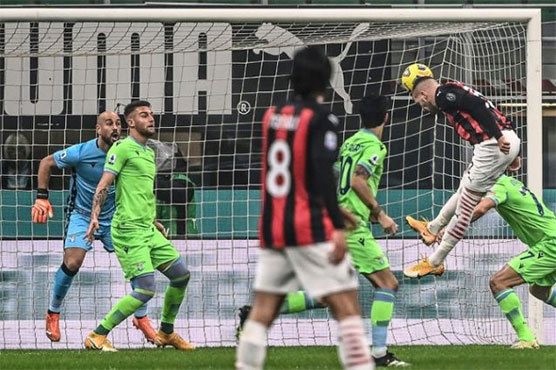 Hernandez strikes late to keep AC Milan ahead of Inter in Serie A