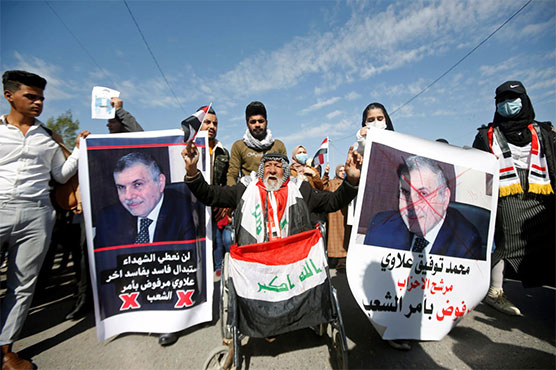 Iraqi protesters dig in heels despite new PM-designate