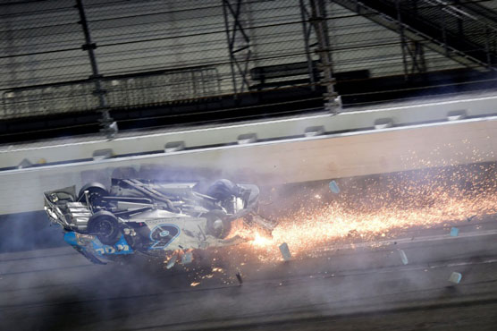 Horror crash mars end of Daytona 500