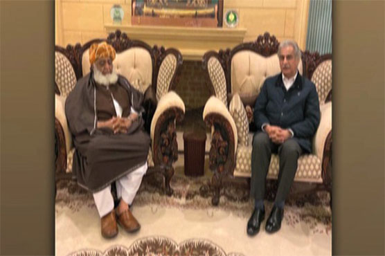 Ayaz Sadiq calls on JUI-F chief Fazlur Rehman