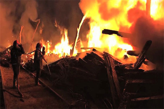 Fire at Railway's wood warehouse near Wazirabad doused after 19 hours