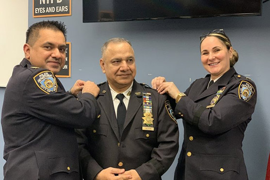Pakistani gets top post in New York police's volunteer force