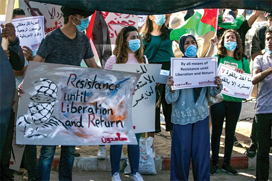 Palestinians rally as global opposition to Israeli annexation grows