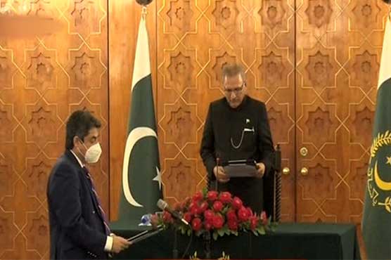 Farogh Naseem sworn in as law minister for third time