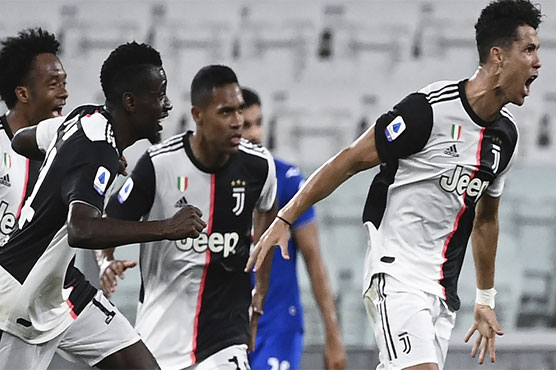 Ronaldo powers Juve to ninth straight Serie A title
