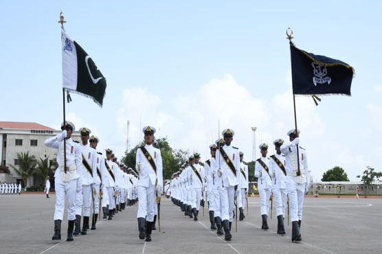 Navy holds 113th Midshipmen, 22nd SSC Course passing out parade