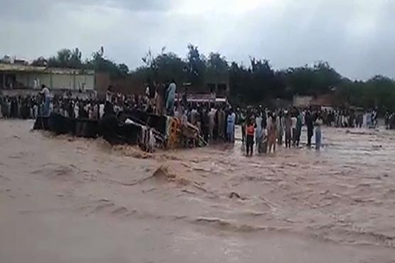 10 drown as flooding sweeps away passenger buses in Dera Ghazi Khan