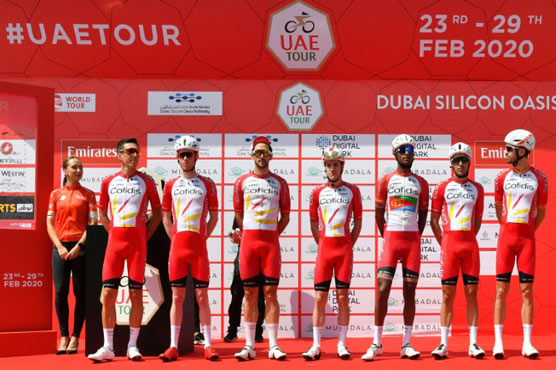 French cycling team Cofidis quarantined in UAE until March 14