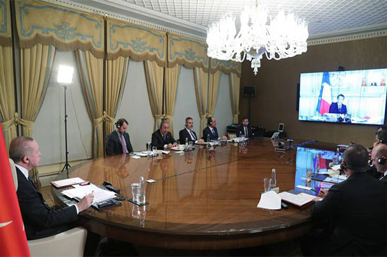 Erdogan discusses migrant crisis, Syria with Macron, Merkel and Johnson