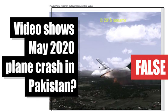  This video was created using a flight simulator programme