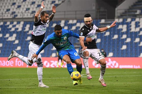 Sassuolo held by Udinese, miss chance to top Serie A