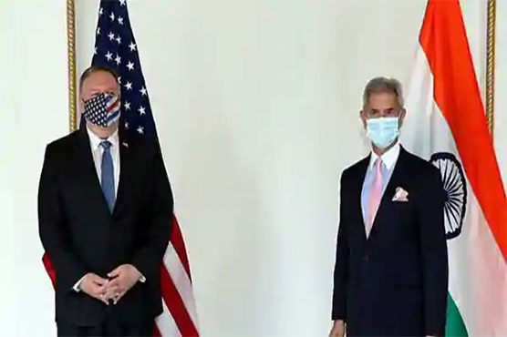 Pompeo warns of China risks ahead of US-India talks