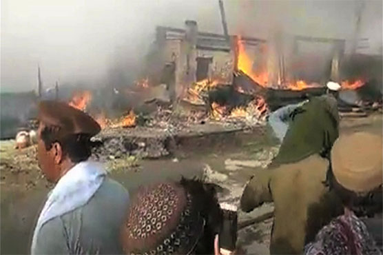 Over 200 shops gutted in blaze at timber market in Wana