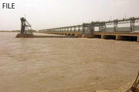 Indus water level continuously increasing at Guddu Barrage